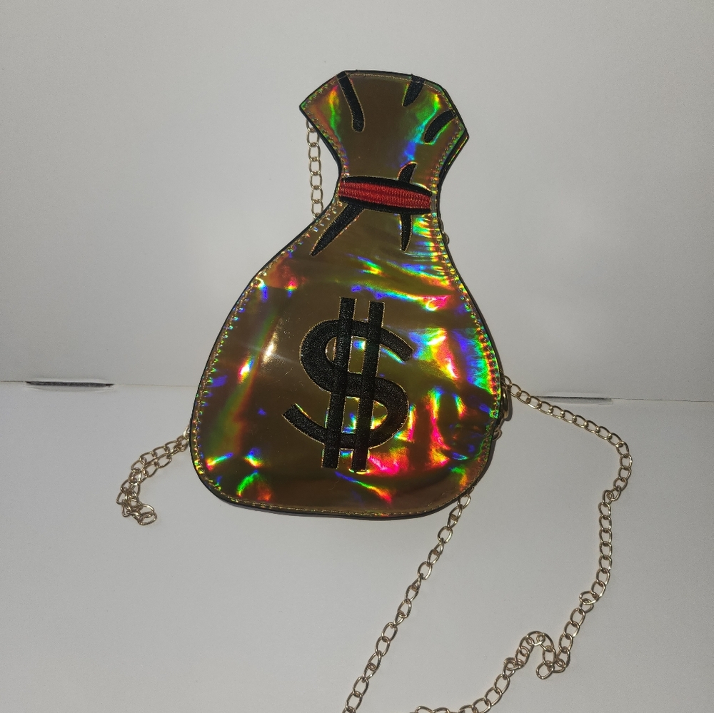 Gold Patent Leather Purse